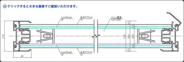 フレーム付両面ルミシート